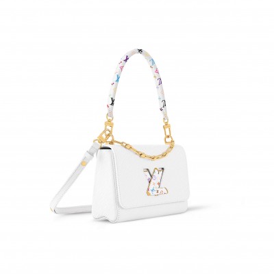 LOUIS VUITTON MURAKAMI LV X TM TWIST MM SLIM BAG M13678 (23*16*8cm)